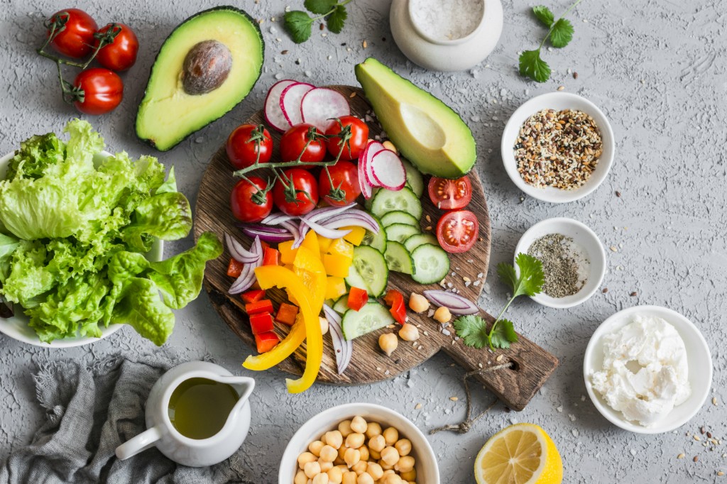 Alimentos habituales en una dieta equilibrada para la salud masculina