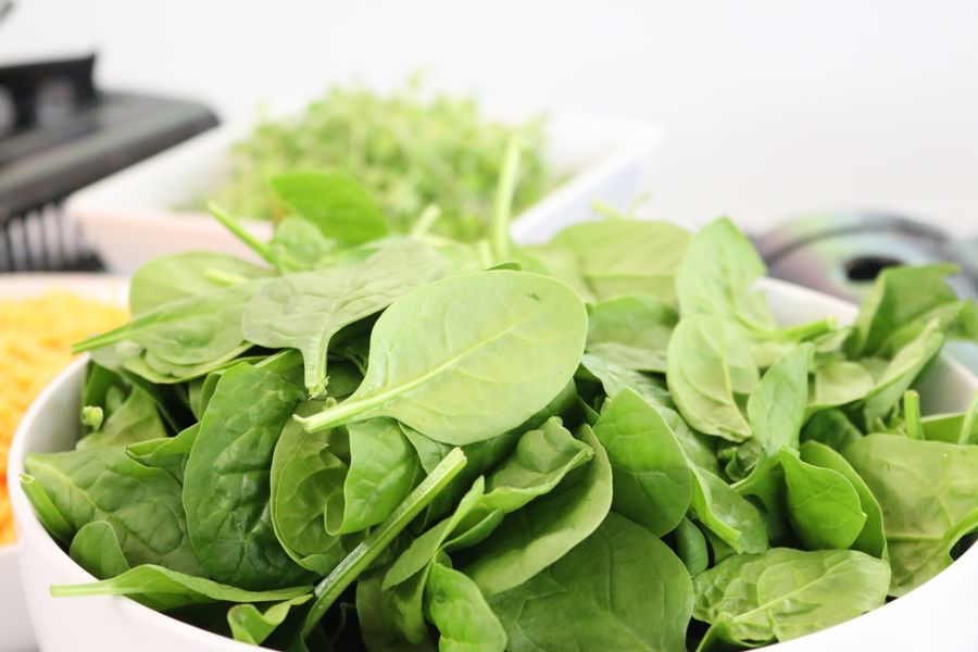 Espinacas, vegetal de hoja verde